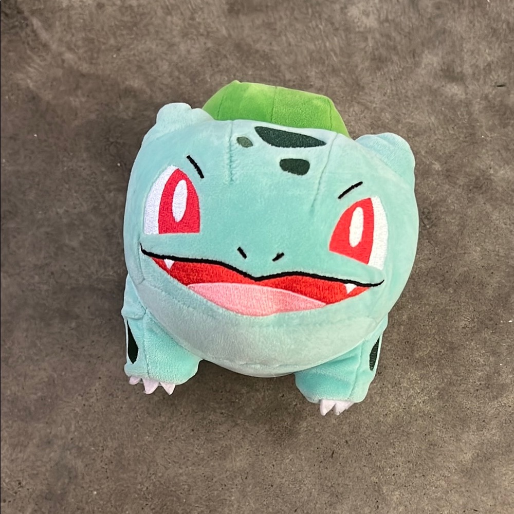 Pokemon Bulbasaur Plush Toy - Green and Red